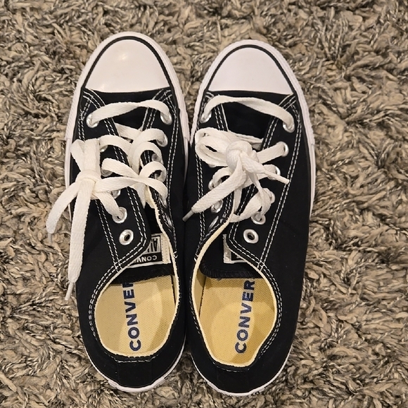 Converse Black Canvas Sneakers - Picture 2 of 7